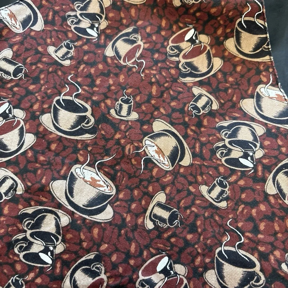 Chefs Wear‎ Men's Vest Coffee Beans And Coffee Cups One Size